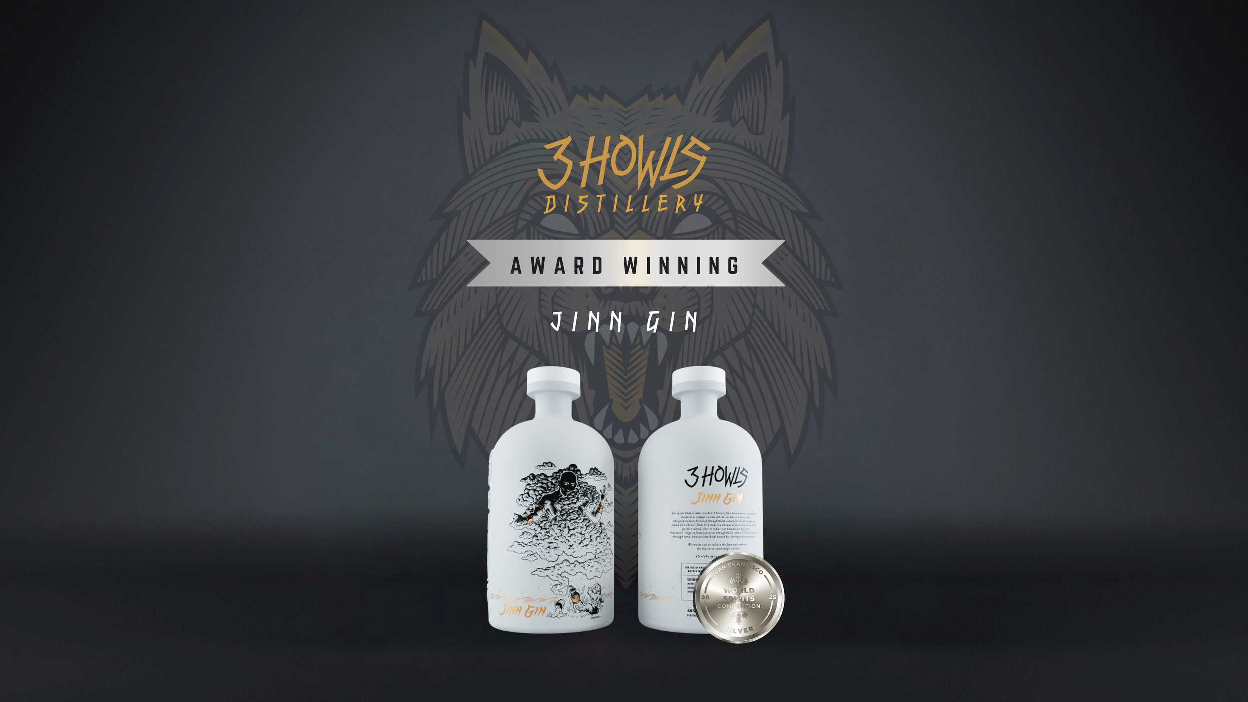 Award Winning Navy Strength Gin — 3 Howls Distillery